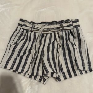 JOLT Black and White Stripped Shorts